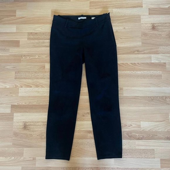 Aritzia Babaton Black Suede Elliot Pant - Size 2 - Picture 2 of 7